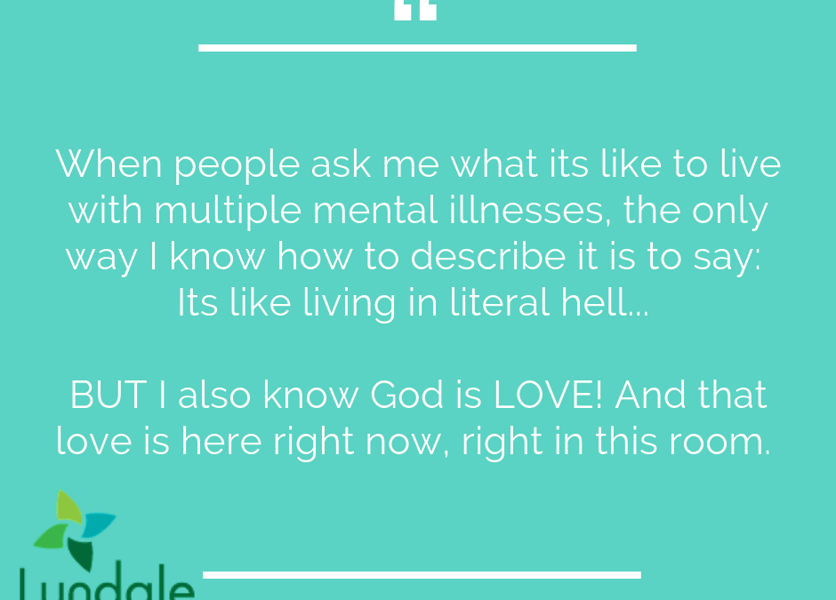 Where is God in mental illness? A meditation.