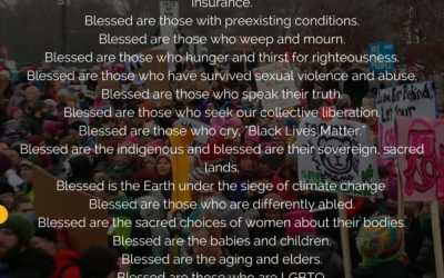 Blessed are the protesters