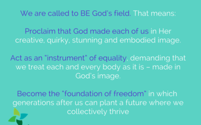 Be God’s Field