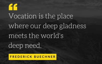 On Vocation: Where gladness meets need