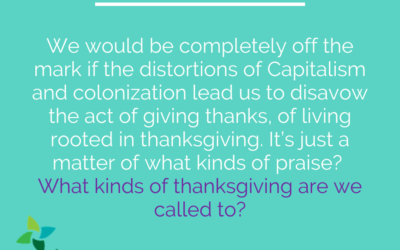 To Make Appropriate Thanksgiving