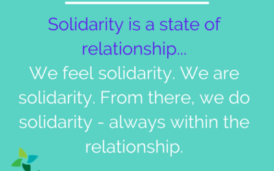 Lent: Solidarity, Communion & Reparations