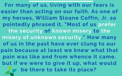 Taking the Leap . . . from Fear to Faith!