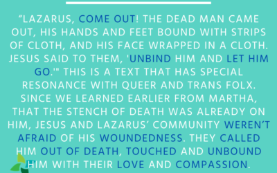 The Story of Lazarus and Practicing Interbeing