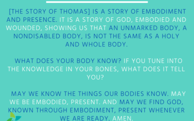 Embodiment and Presence